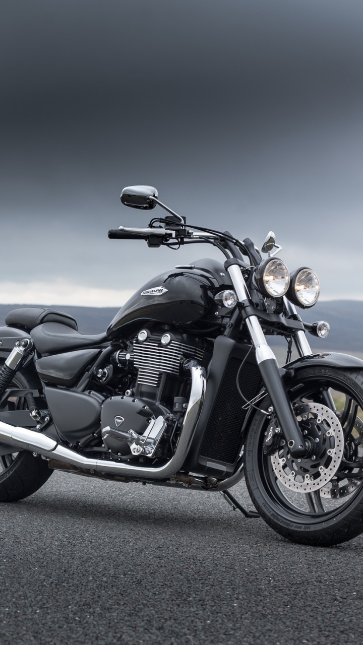 Обои Мотоциклы Triumph, мотоцикл, крейсер, авто, мотоспорт в разрешении 720x1280