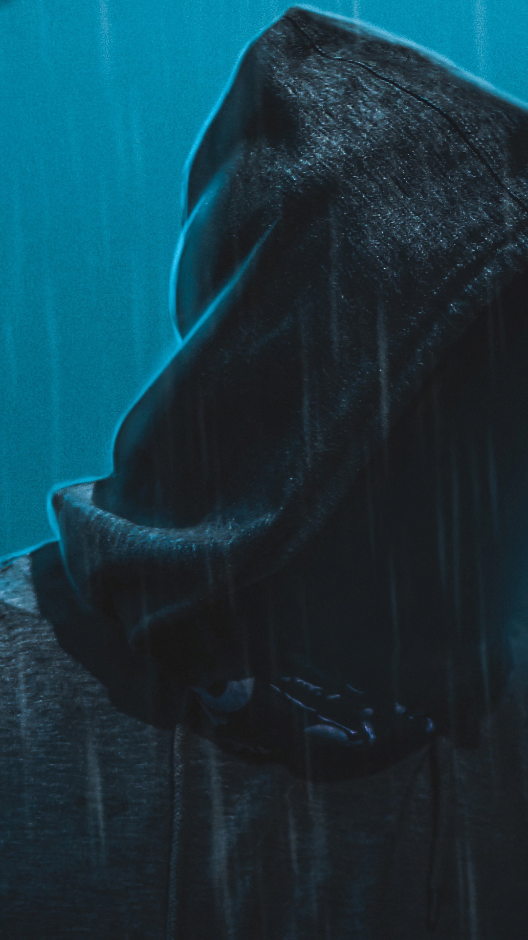 Обои лазурный, рукав, серый цвет, шляпа, полутона и оттенки в разрешении 1080x1920