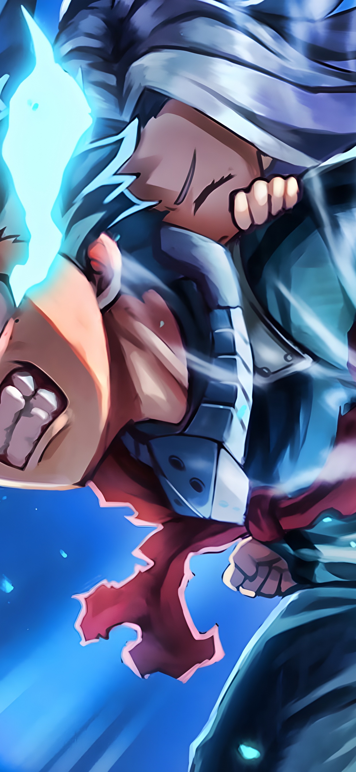 Обои аниме, Izuku Midoriya, все возможно, Мой Герой Академии, аниме арт в разрешении 1242x2688