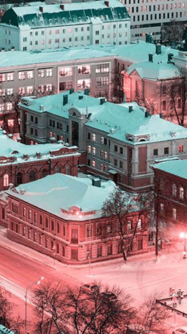 Обои городской район, Уфа, город, ориентир, городской пейзаж в разрешении 750x1334