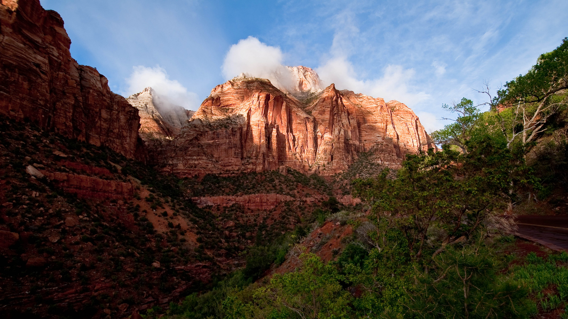 Обои природа, национальный парк, парк, горный рельеф, рок в разрешении 1920x1080