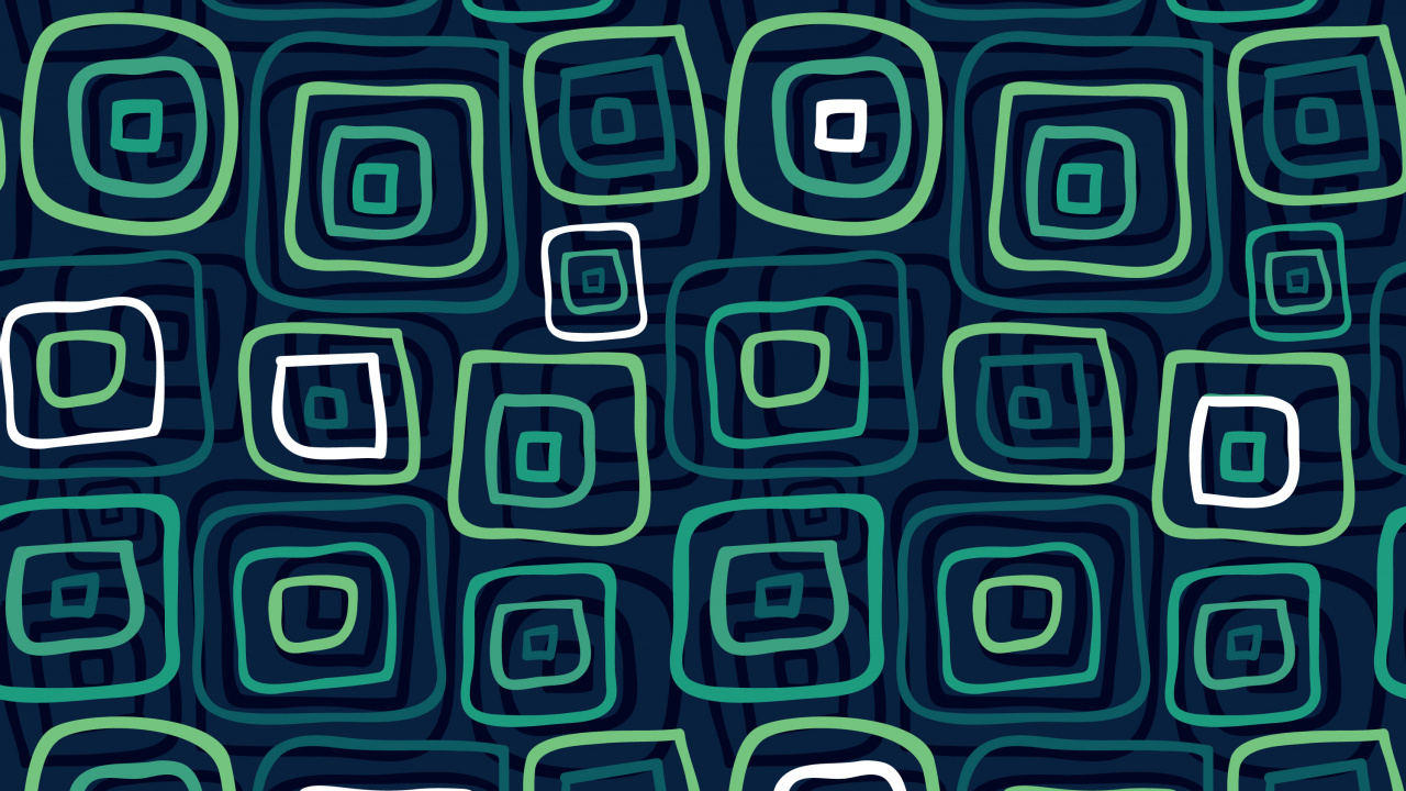 Обои векторная графика, дизайн, адоб иллюстратор, узор, зеленый в разрешении 1280x720