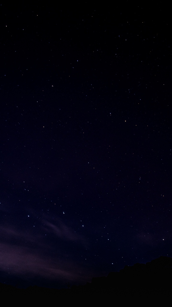 Обои черный, ночь, атмосфера, темнота, звезда в разрешении 720x1280