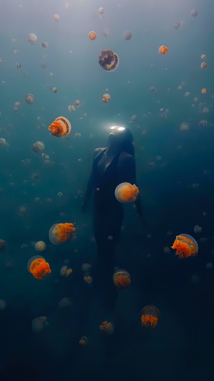 Обои подземные воды, коралловый риф, морская биология, коралловый риф рыбы, вода в разрешении 720x1280