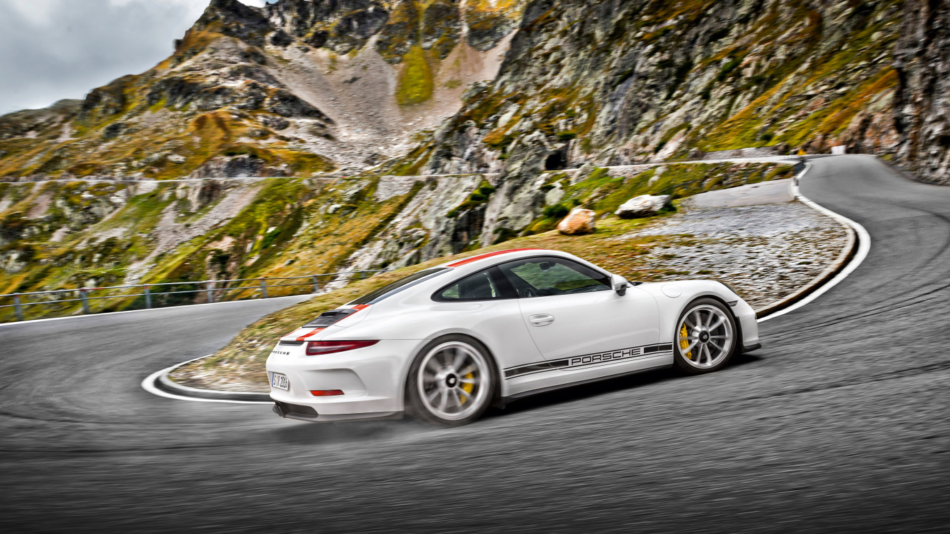 Обои Porsche 911 R, porsche 911 gt3, Порше, авто, спорткар в разрешении 1366x768