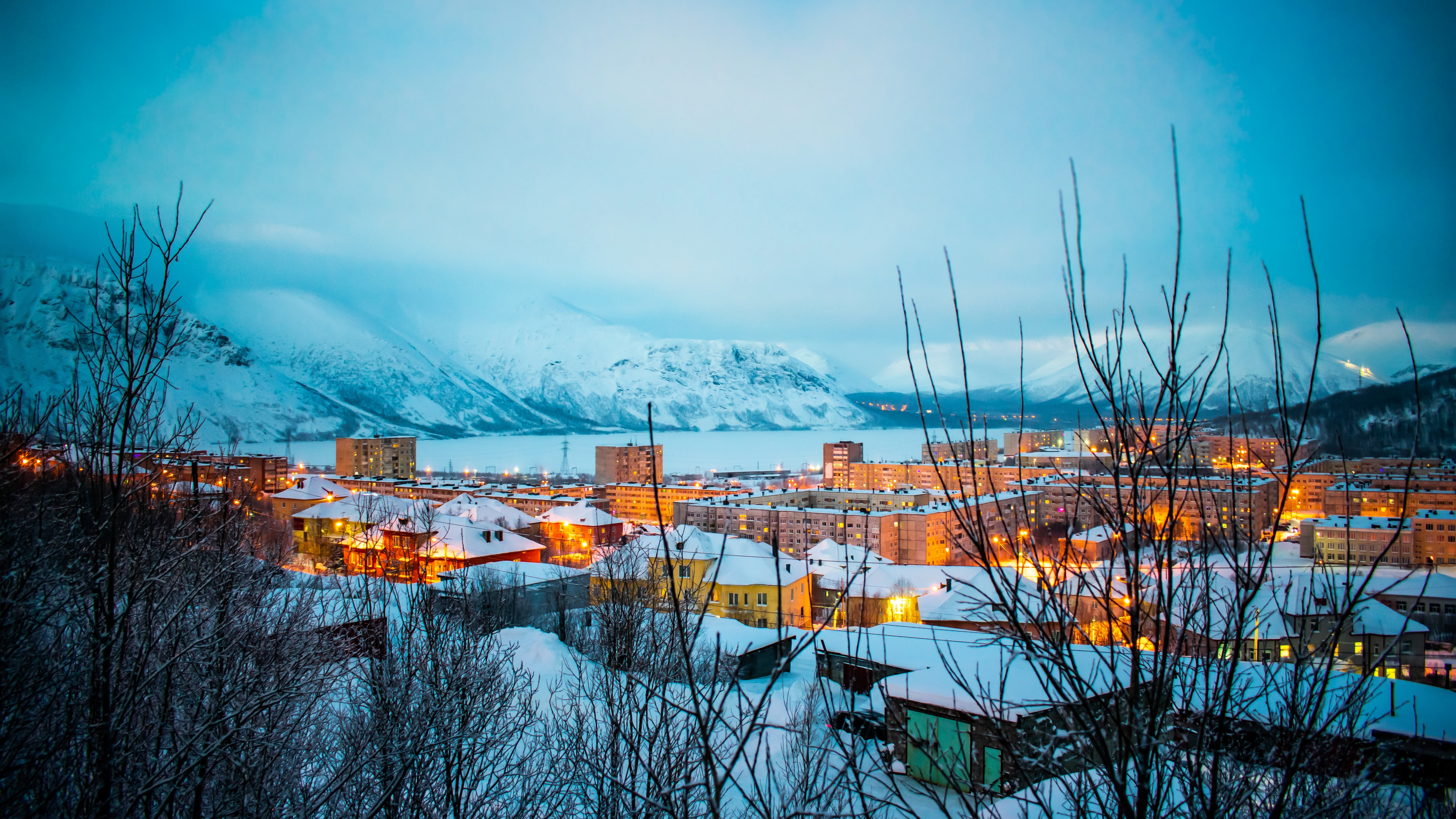 Обои Микросервисы, атмосфера, облако, синий, лазурный в разрешении 3840x2160