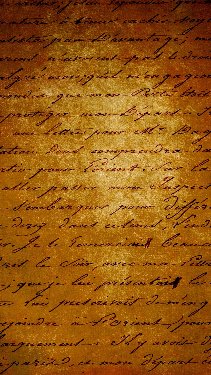 Обои бумага, текст, почерк, стена, ручка в разрешении 720x1280