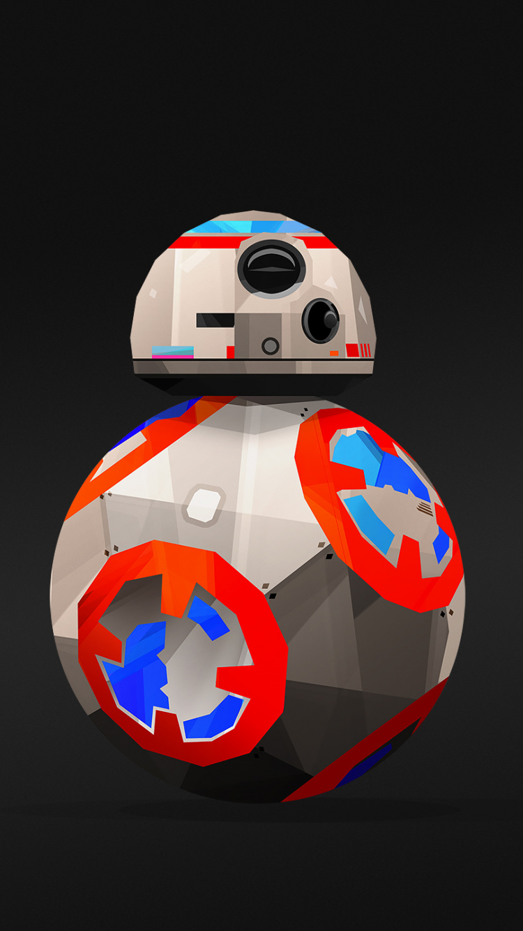 Обои ББ-8, звездные войны, Капитан Америка, супергерой, мяч в разрешении 750x1334