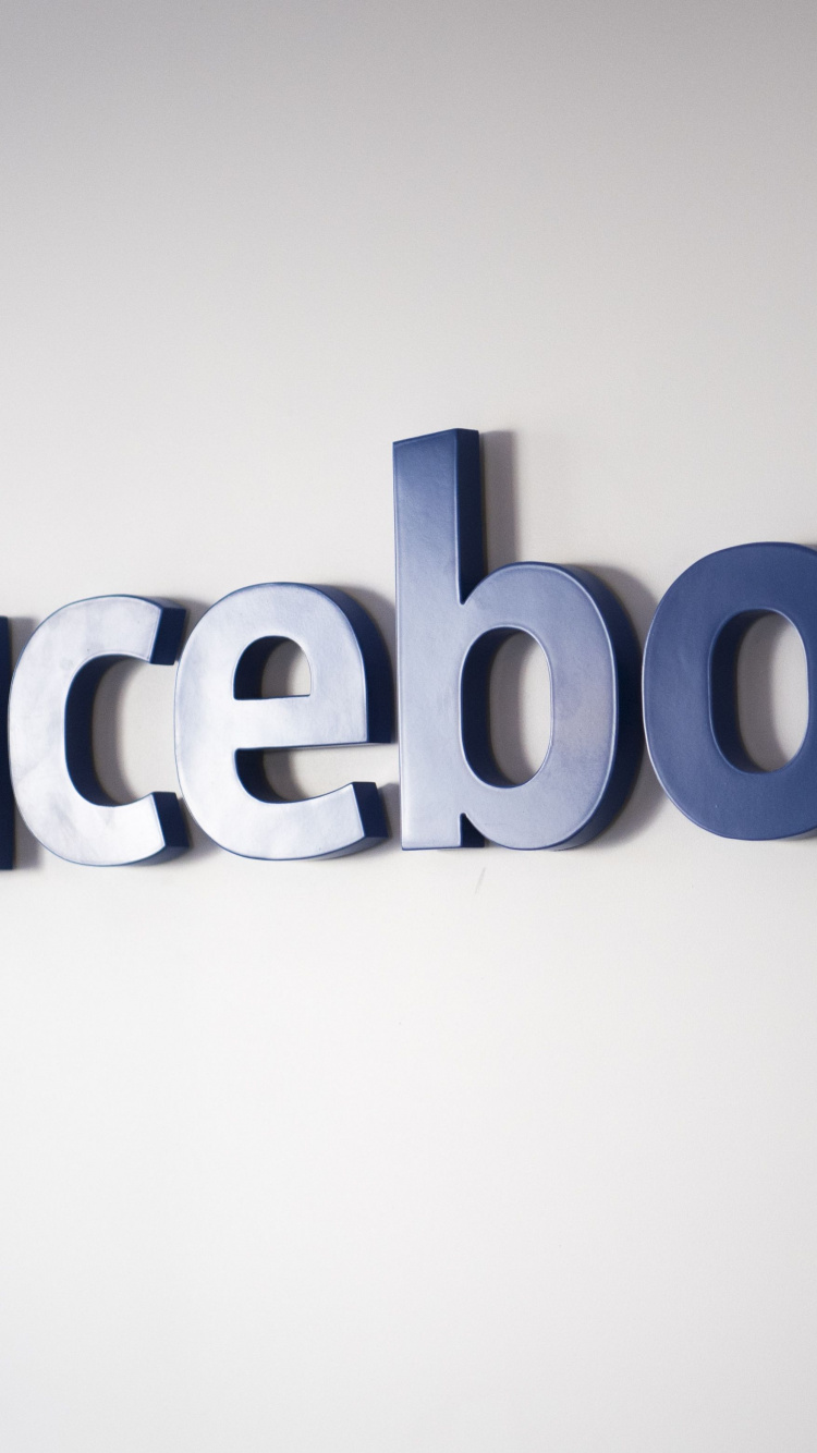 Обои фейсбук, социальные сети, лого, текст, графика в разрешении 750x1334