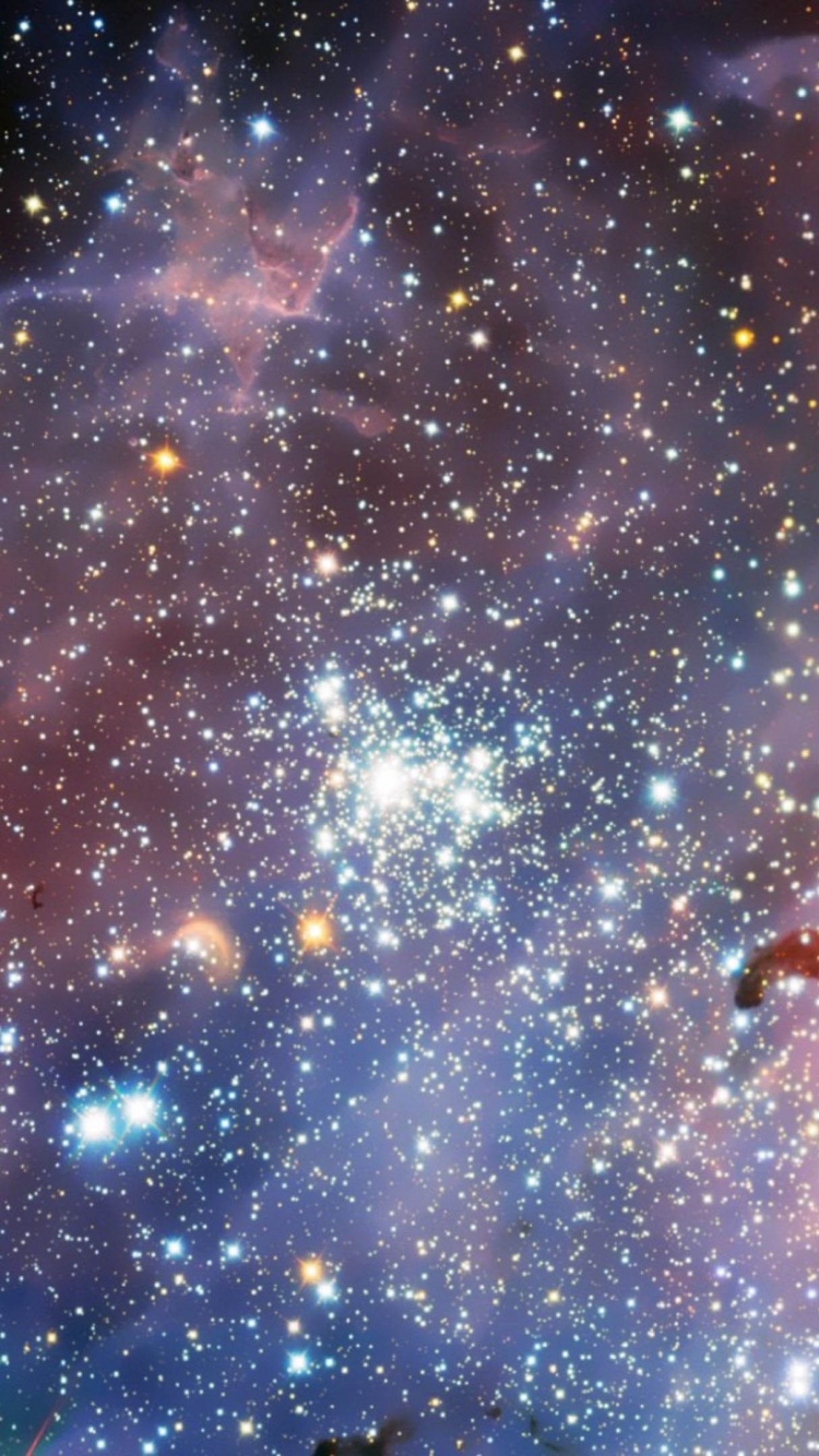 Обои туманность, Галактика, космическое пространство, астрономический объект, атмосфера в разрешении 750x1334