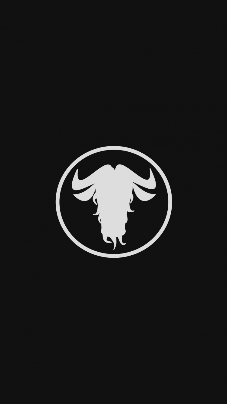 Обои товарный знак, Вычисления В Linux, марка, круг, linux в разрешении 750x1334