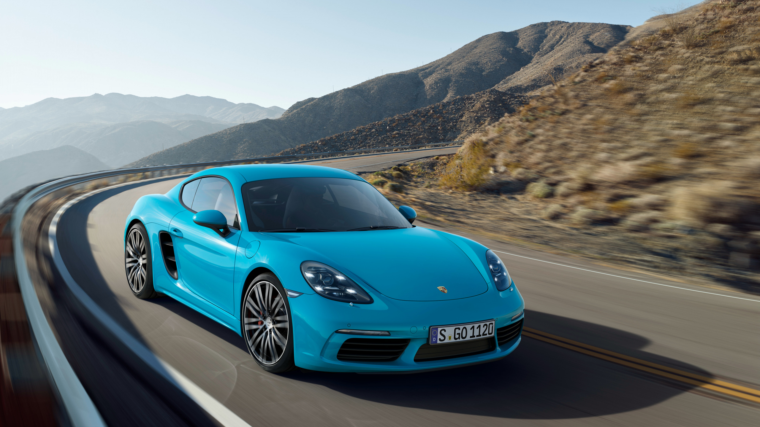 Обои Порше, 2017 Порше 718 Cayman С, авто, Porsche Cayman S, суперкар в разрешении 2560x1440