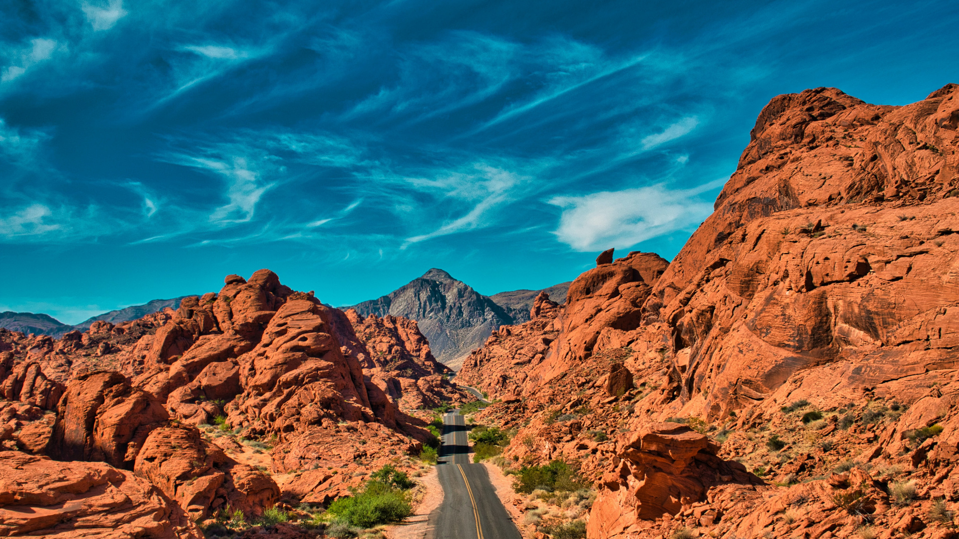 Обои долина огня шоссе, йосемити, мышки танковая дорога, Огненная Волна, Долина в разрешении 1920x1080