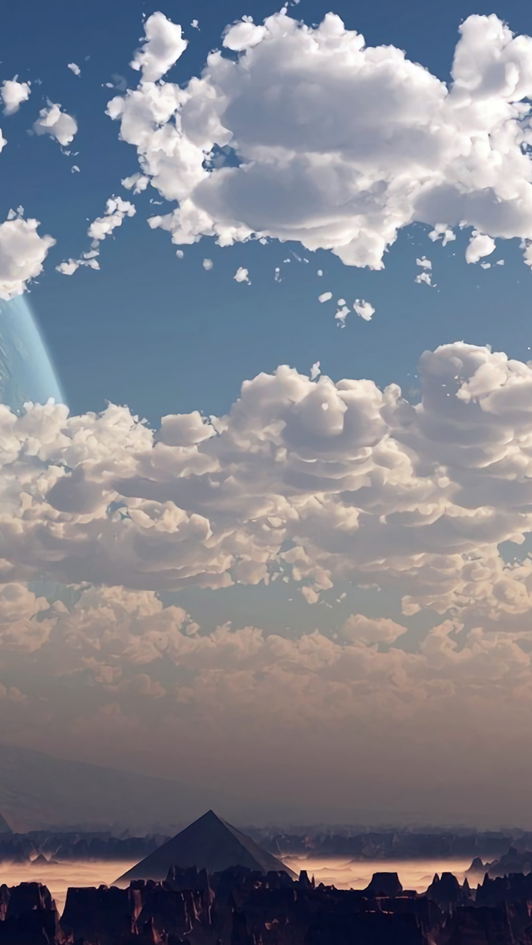 Обои облако, атмосфера, дневное время, экорегион, мир в разрешении 1080x1920