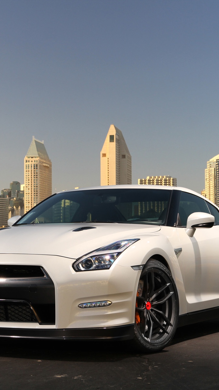 Обои nissan gt r, авто, Ниссан, колесо, обод в разрешении 720x1280