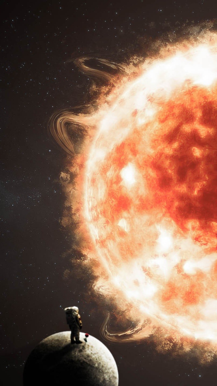 Обои космическое пространство, астрономический объект, космос, Галактика, атмосфера в разрешении 720x1280