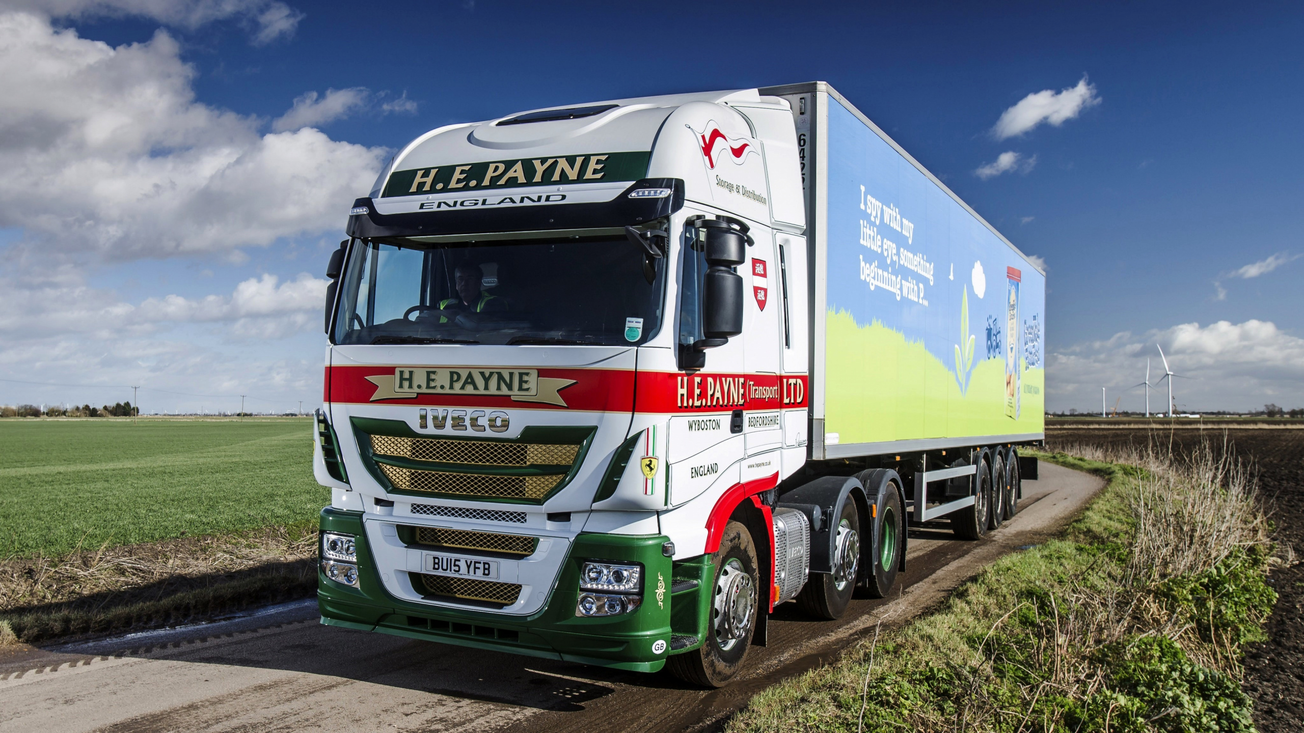 Обои грузовик, транспорт, грузовые перевозки, Полуприцеп, моторный транспорт в разрешении 2560x1440