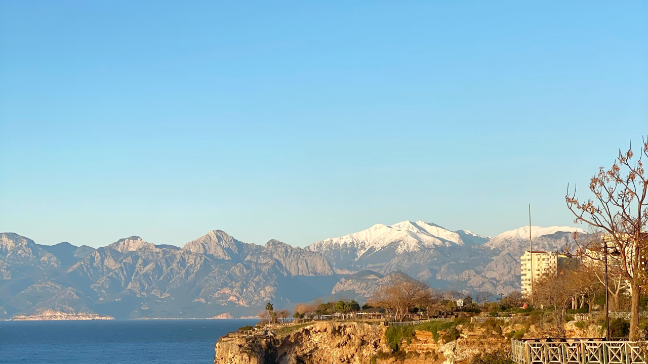 Обои наука, вода, гора, растение, лазурный в разрешении 1280x720