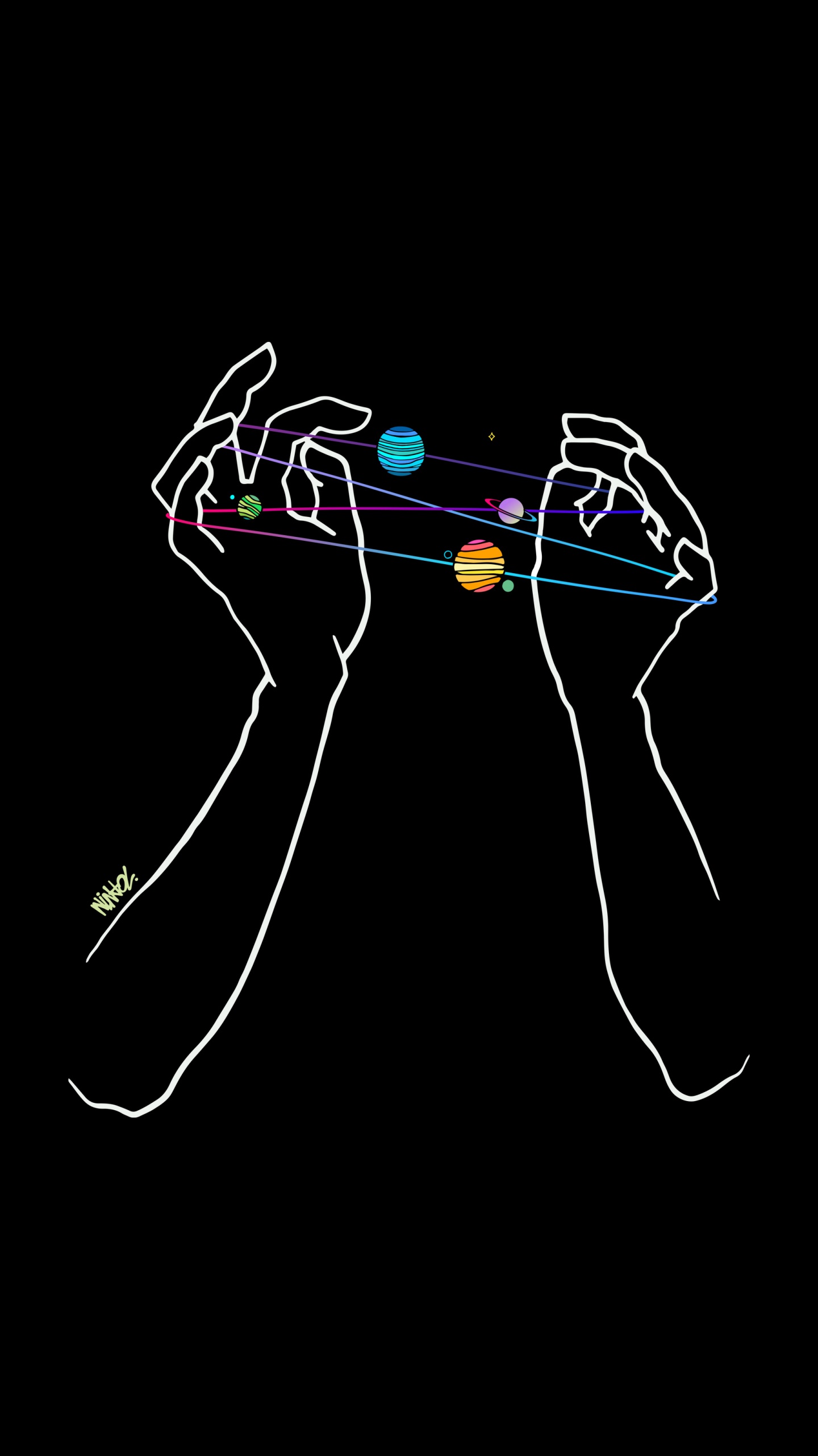 Обои темнота, графический дизайн, устройство ввода, игровой контроллер, автомобильное освещение в разрешении 1440x2560