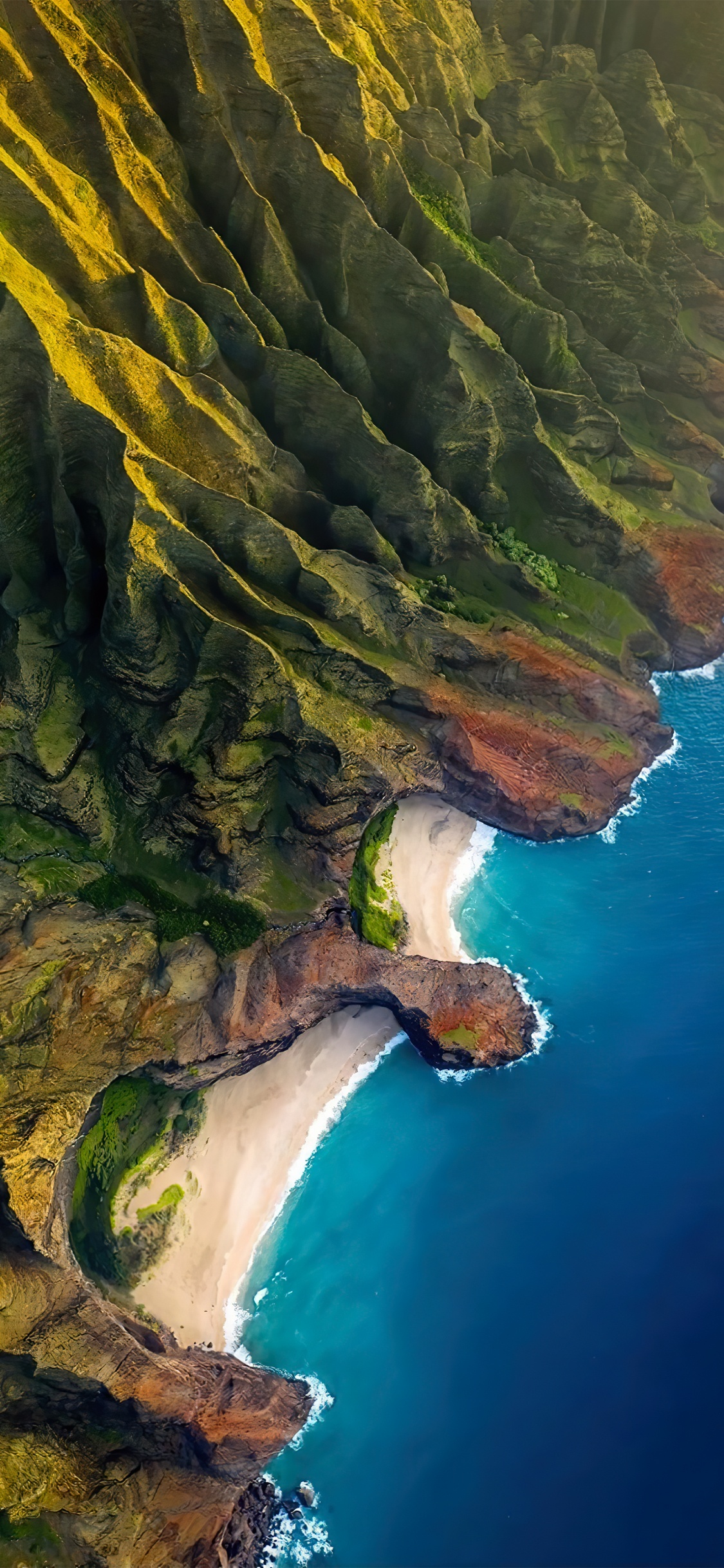 Обои природа, вода, гидроресурсы, лазурный, природный ландшафт в разрешении 1125x2436