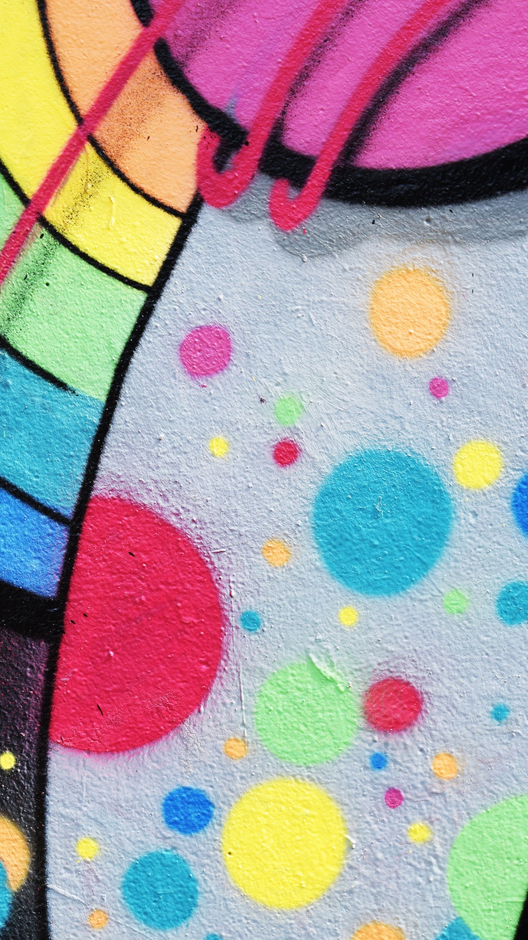 Обои уличное искусство, граффити, живопись, фреска, арт в разрешении 1080x1920