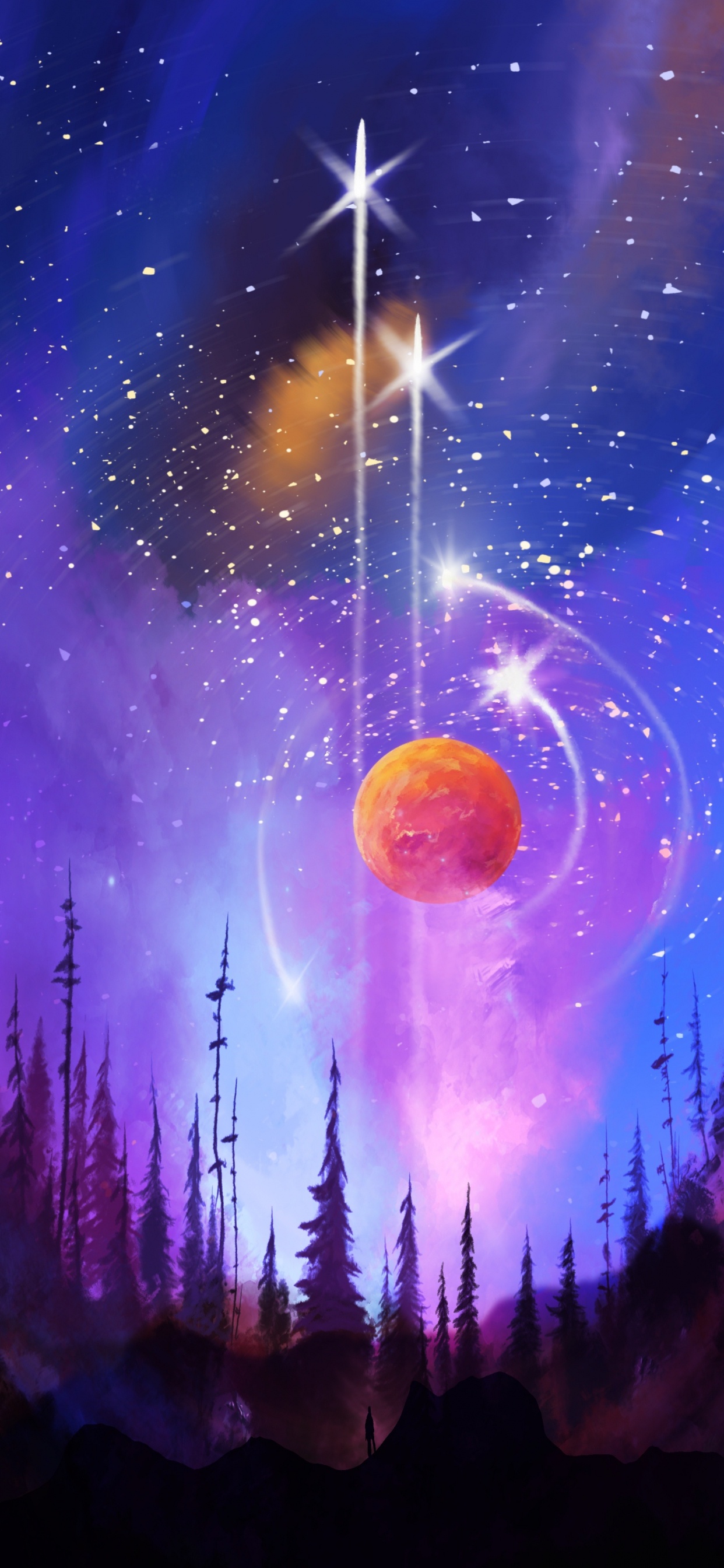 Обои земля, космос, космическое пространство, атмосфера, мир в разрешении 1242x2688