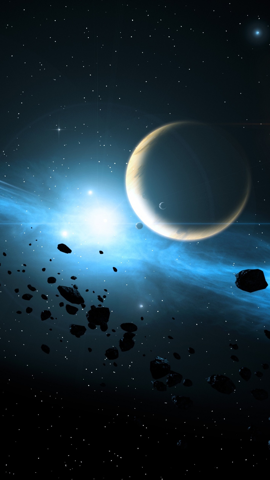 Обои планета, Галактика, звезда, космос, космическое пространство в разрешении 1080x1920