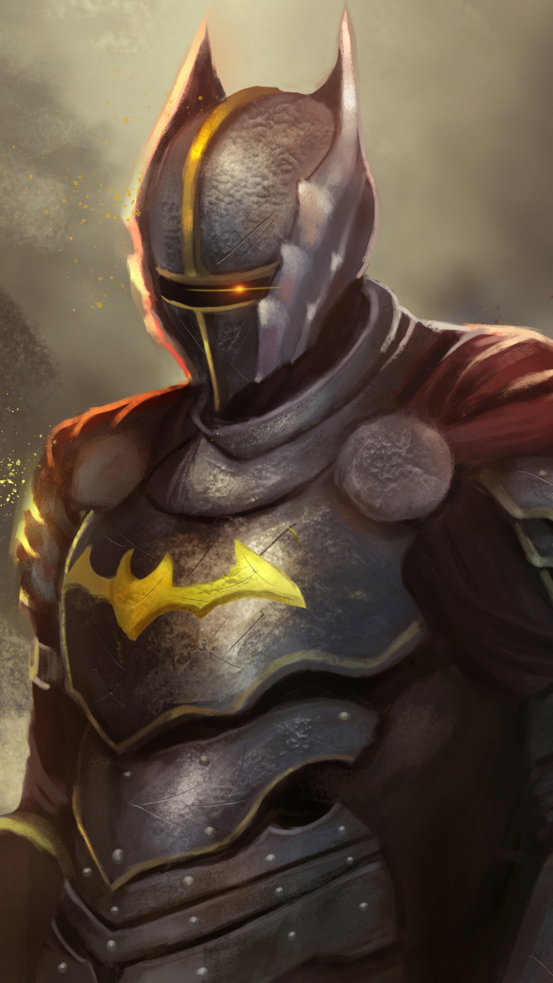 Обои Бэтмен, комиксы dc, арт, супергерой, Вселенная DC в разрешении 1080x1920