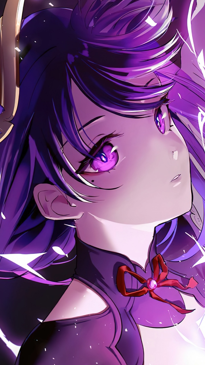 Обои рейден сёгун геншин импакт арт, Геншин удар, рейден сёгун, арт, Невиллетт в разрешении 720x1280