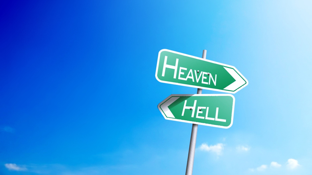 Обои зеленый, дорожный знак, знак, вывеска, дорога в разрешении 1280x720