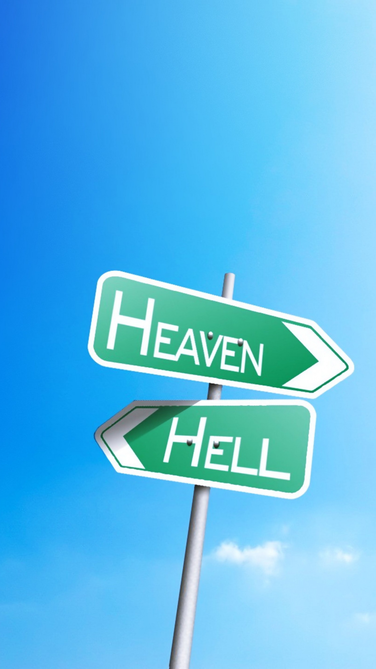 Обои зеленый, дорожный знак, знак, вывеска, дорога в разрешении 750x1334