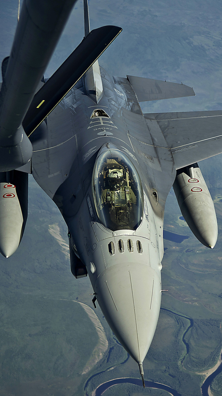 Обои самолеты, ВВС США, реактивный самолет, самолет, авиация в разрешении 750x1334