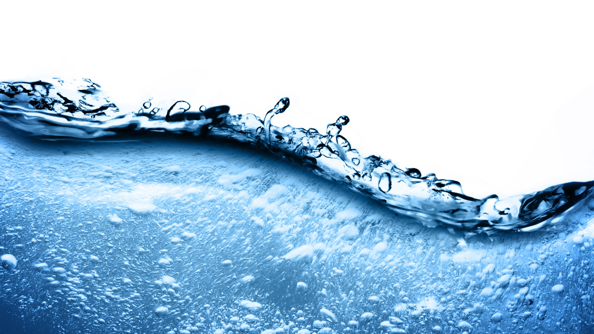 Обои вода, синий, падение, водные ресурсы, синий цвет в разрешении 1920x1080