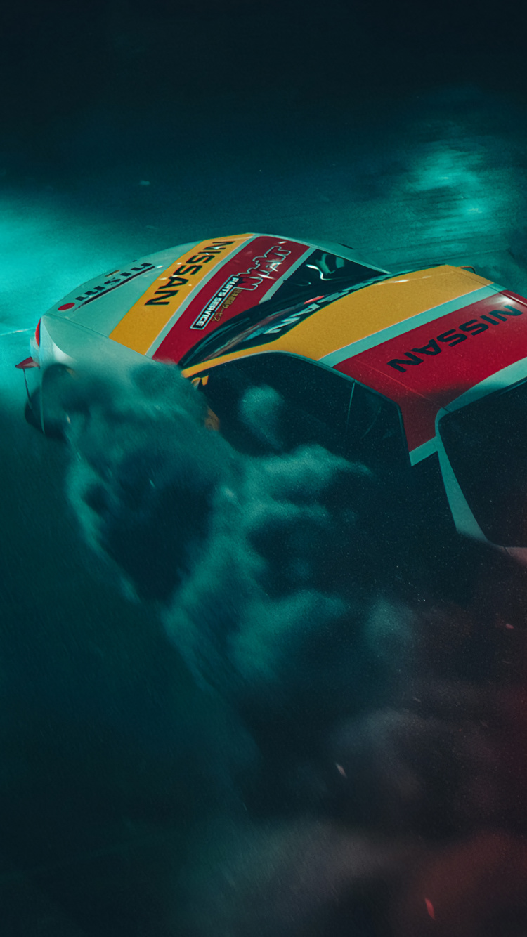 Обои авто, дрифтинг, подземные воды, морская биология, вода в разрешении 750x1334