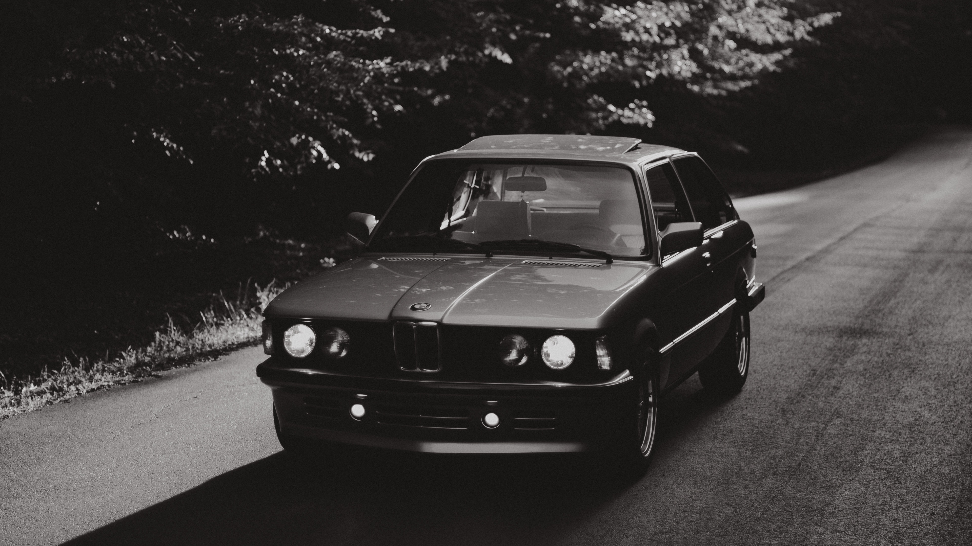 Обои авто, спорткар, bmw 3 серии, bmw, монохромный в разрешении 3840x2160