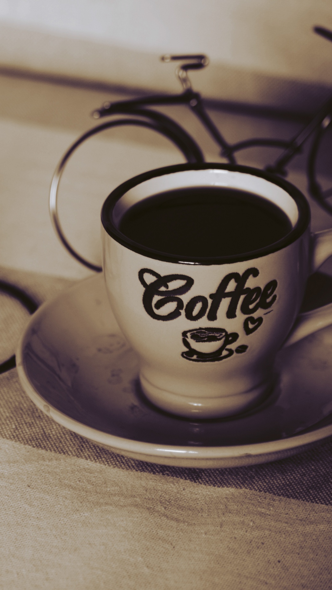 Обои кофе, кофейная чашка, кружка, блюдце, чашка в разрешении 1080x1920