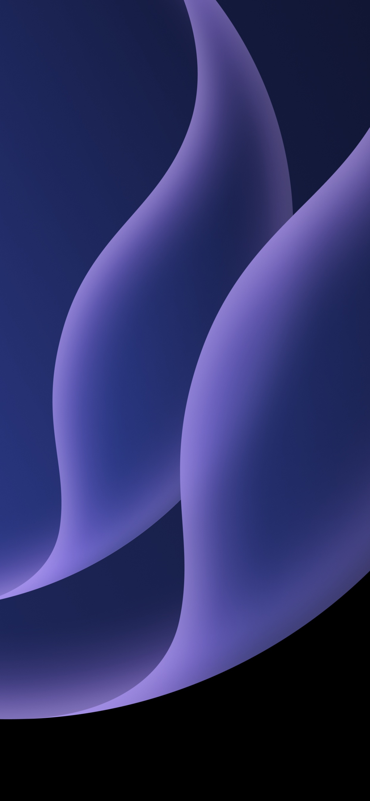 Обои атмосфера, ios, пурпур, арт, материальное свойство в разрешении 1242x2688