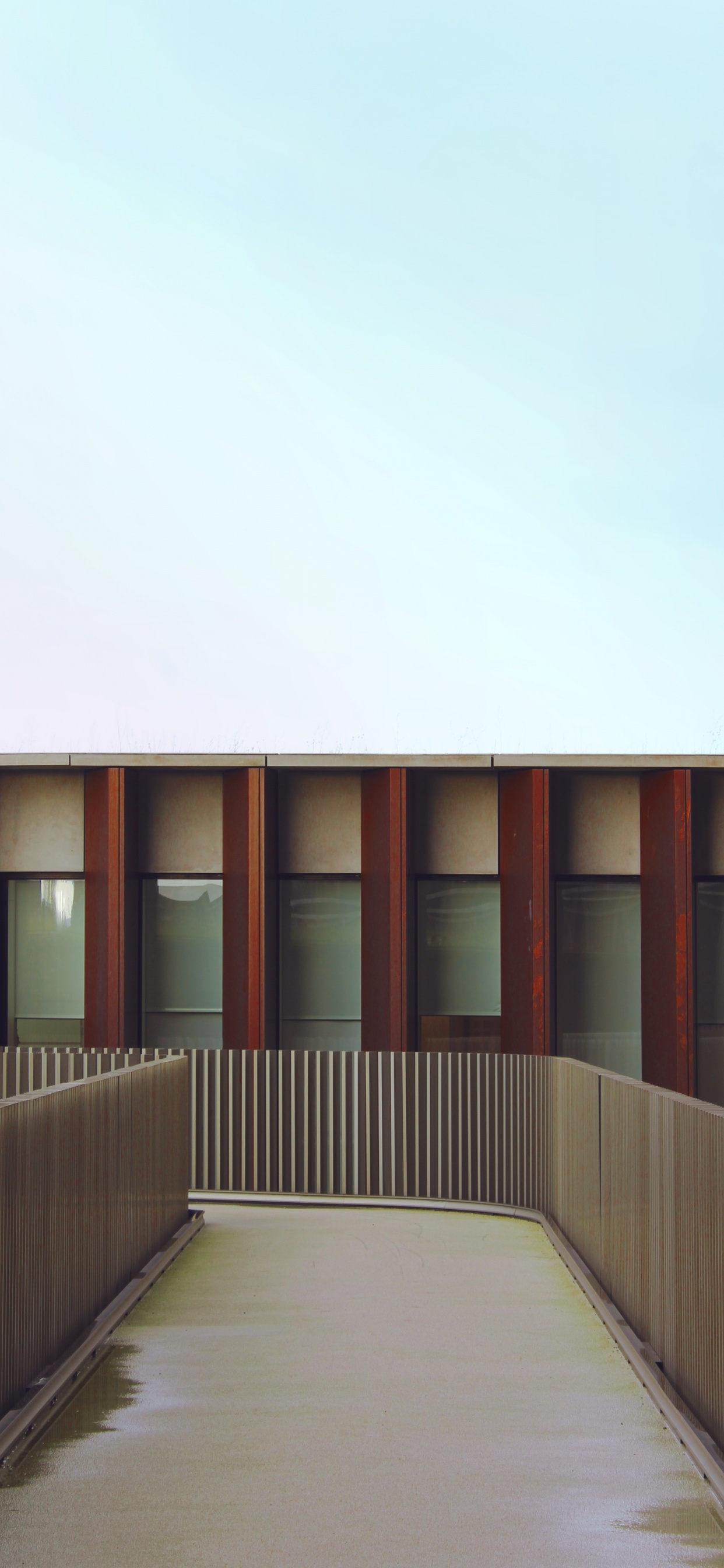 Обои архитектура, здание, стена, линия, Хаус в разрешении 1242x2688