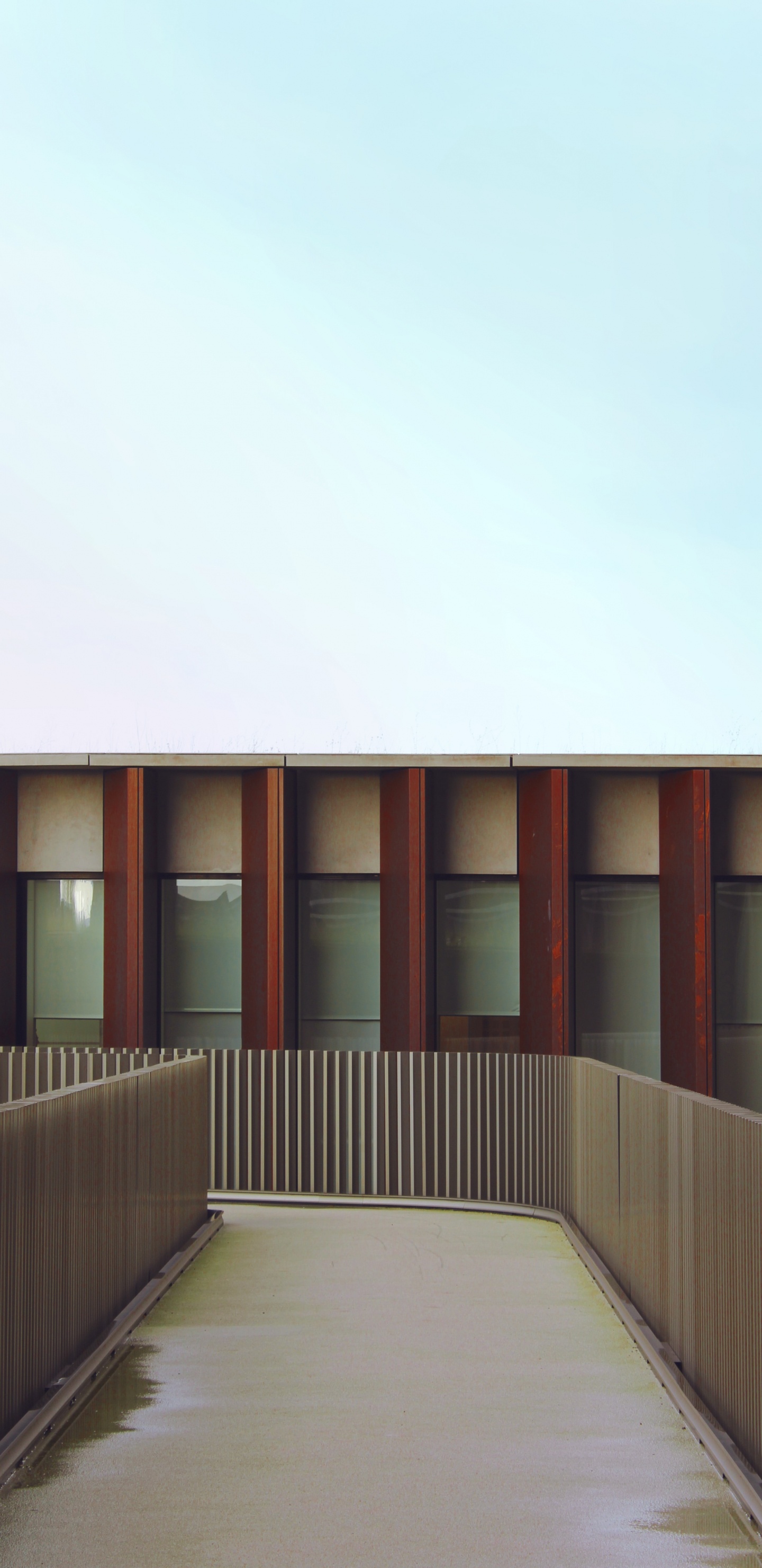 Обои архитектура, здание, стена, линия, Хаус в разрешении 1440x2960