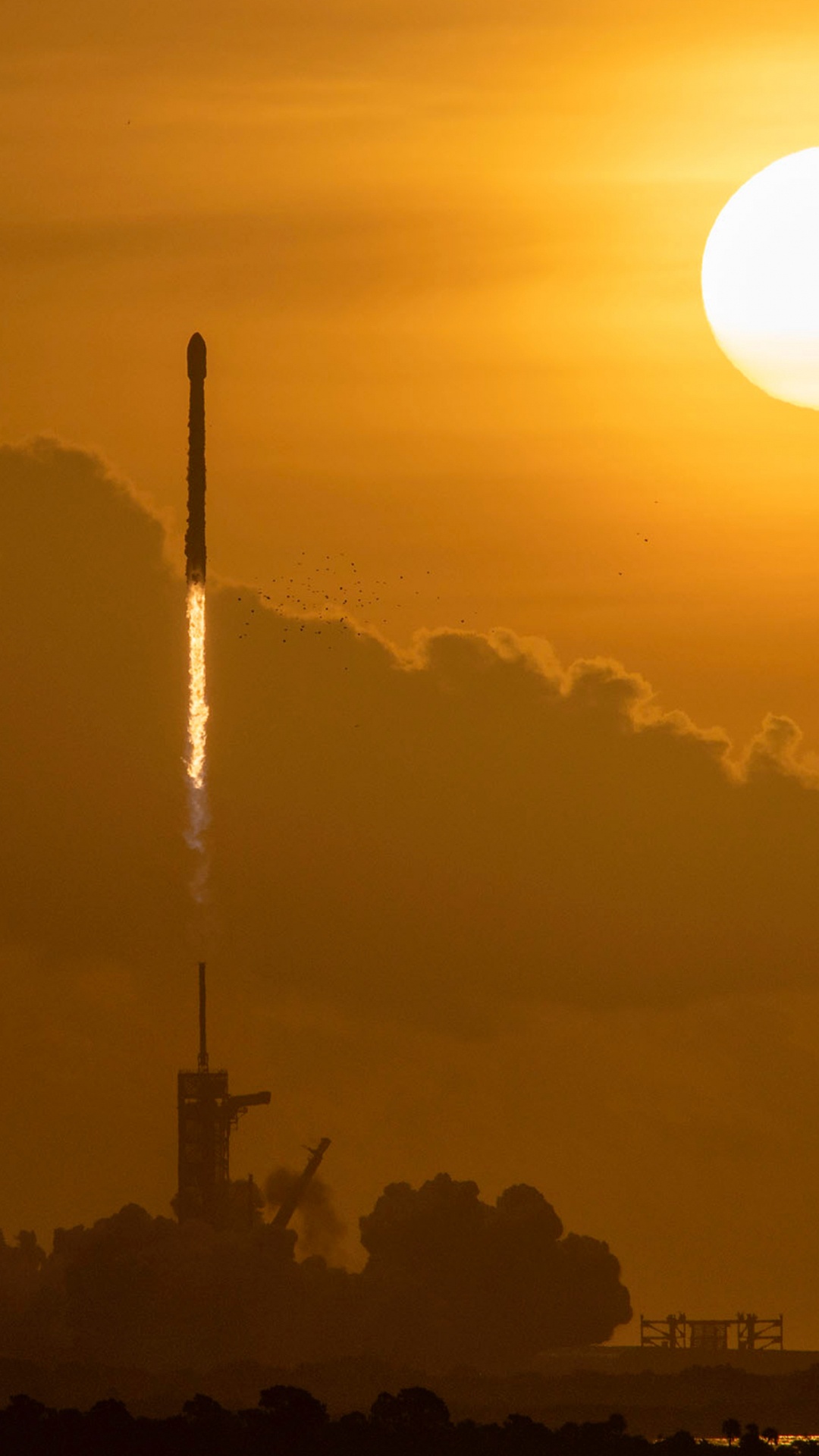 Обои SpaceX, космический экипаж-1, Международная космическая станция, экипаж дракона демо-2, космический аппарат в разрешении 1080x1920