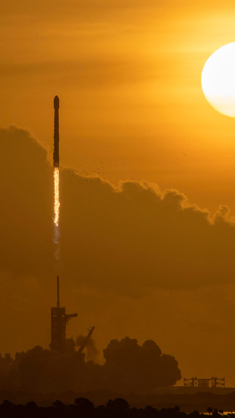 Обои SpaceX, космический экипаж-1, Международная космическая станция, экипаж дракона демо-2, космический аппарат в разрешении 750x1334