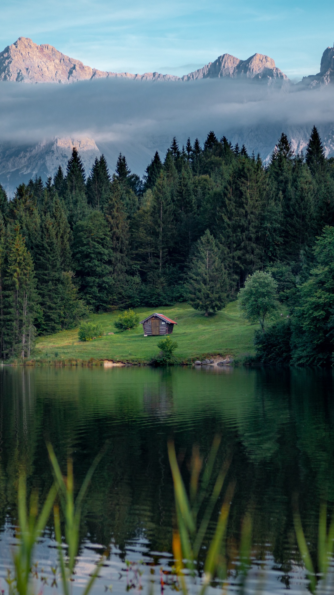 Обои природа, гора, вода, туризм, дерево в разрешении 1080x1920