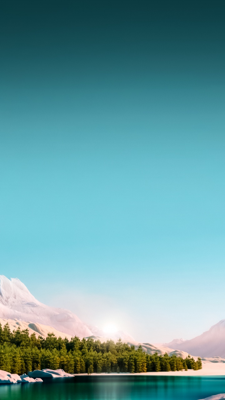 Обои linux, облако, экорегион, растение, зеленый в разрешении 720x1280