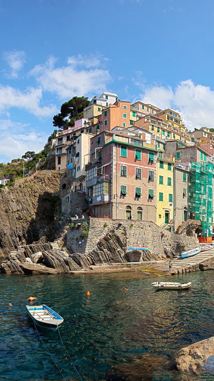 Обои Агроусадьба Villa LAmandola, море, побережье, вилла, вода в разрешении 750x1334