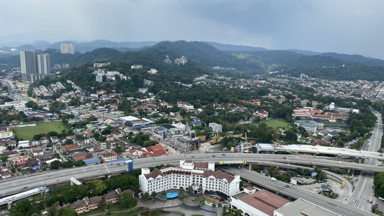 Обои городской район, город, жилой район, соседство, пейзаж в разрешении 1280x720