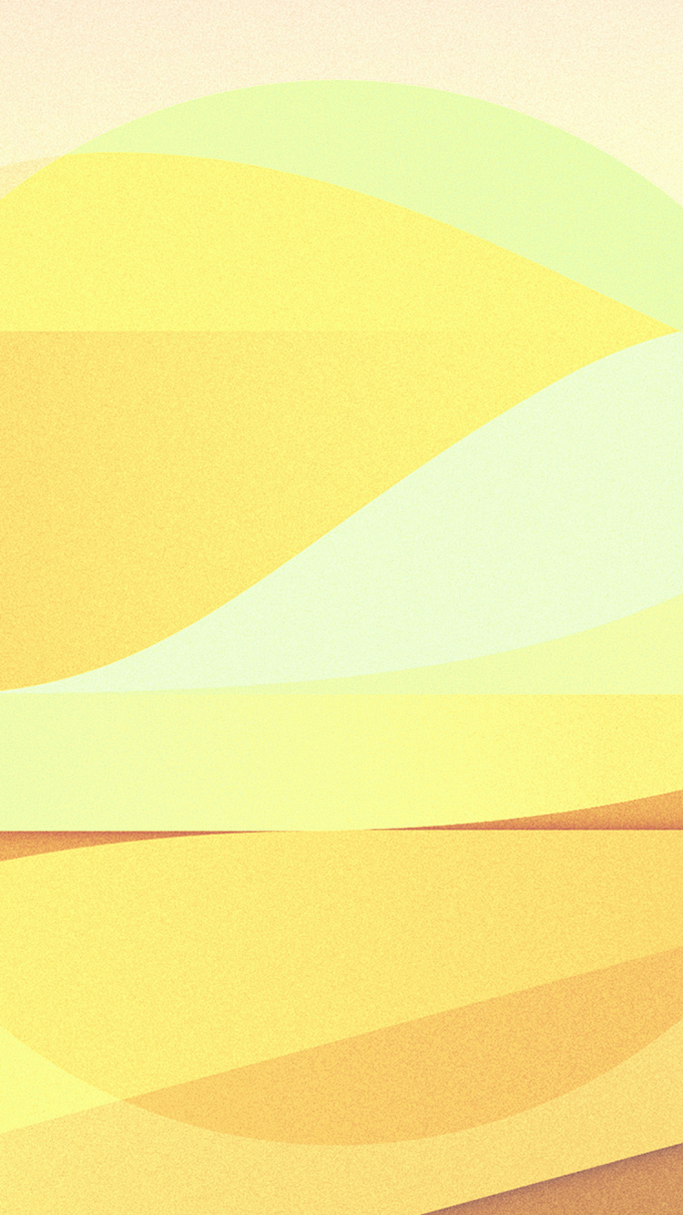 Обои желтый, склон, арт, материальное свойство, полутона и оттенки в разрешении 750x1334