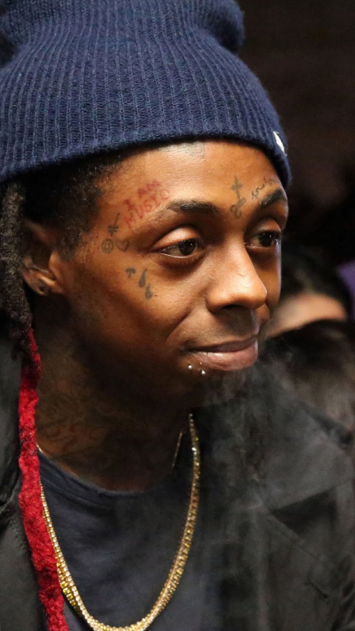 Обои лил Уэйн, головной убор, забава, событие, шапка в разрешении 720x1280