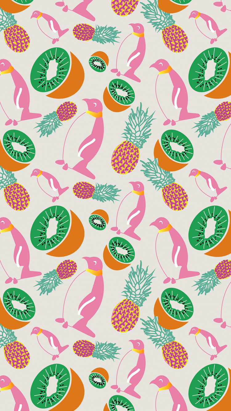 Обои дизайн, На Behance, ткань, Пейсли, иллюстрация в разрешении 750x1334