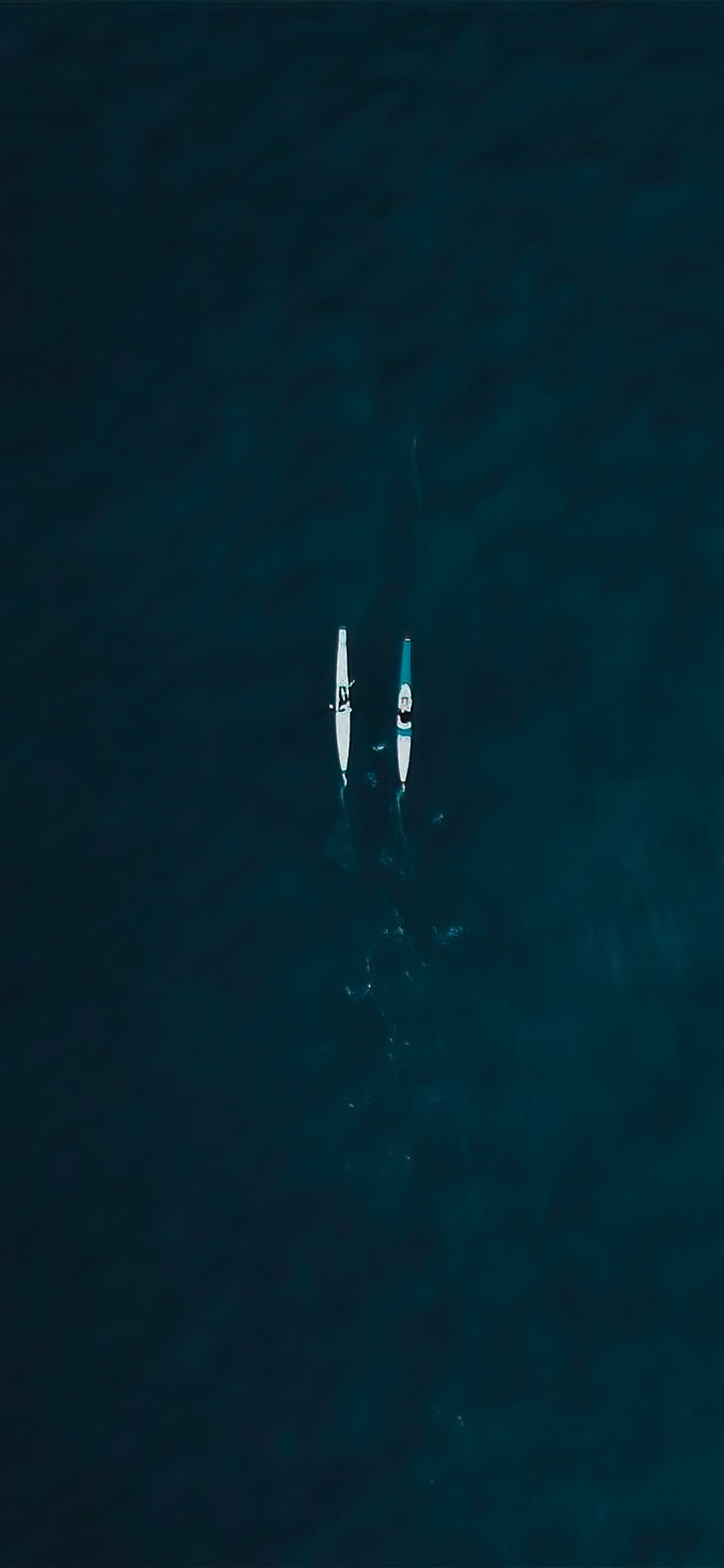 Обои вода, синий, судно, электрик, озеро в разрешении 1125x2436