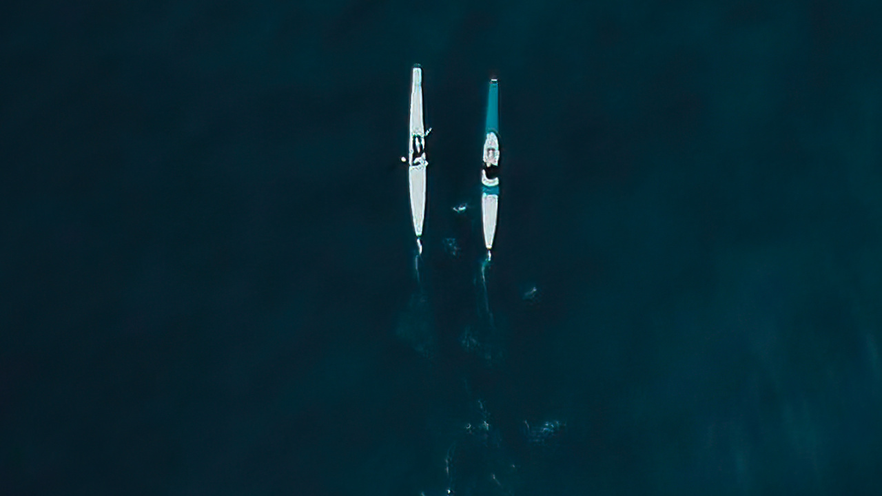 Обои вода, синий, судно, электрик, озеро в разрешении 1280x720